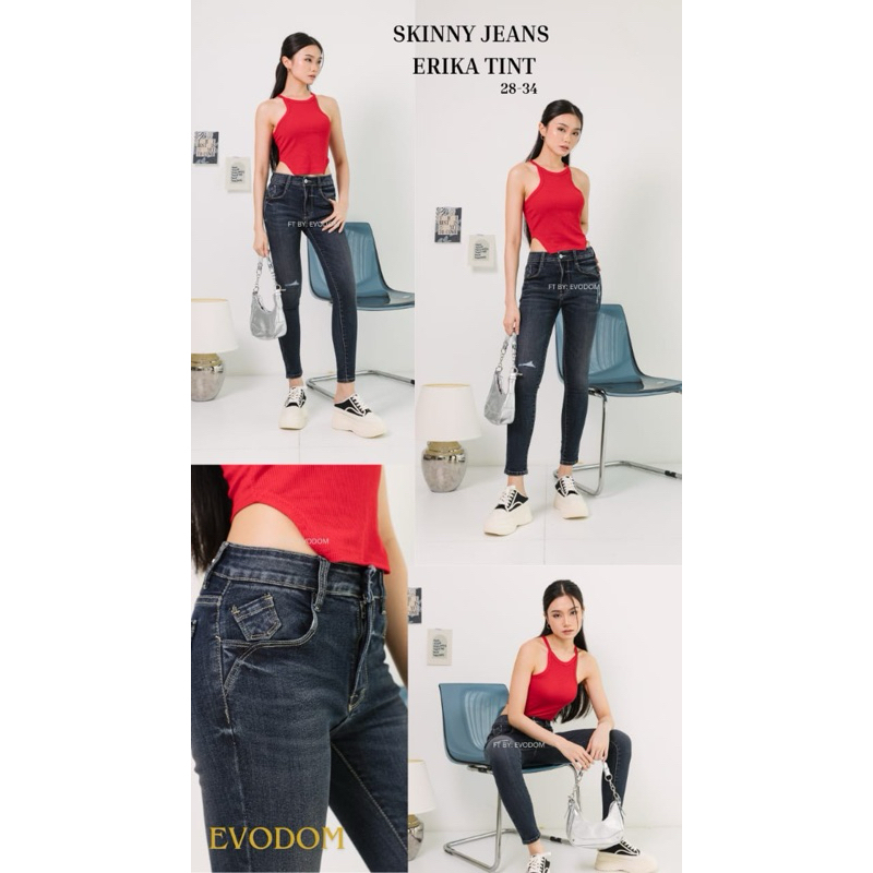 BEST SELLER  CELANA JEANS WANITA SKINNY NEW ERIKA TINT DOMINANT PREMIUM QUALITY