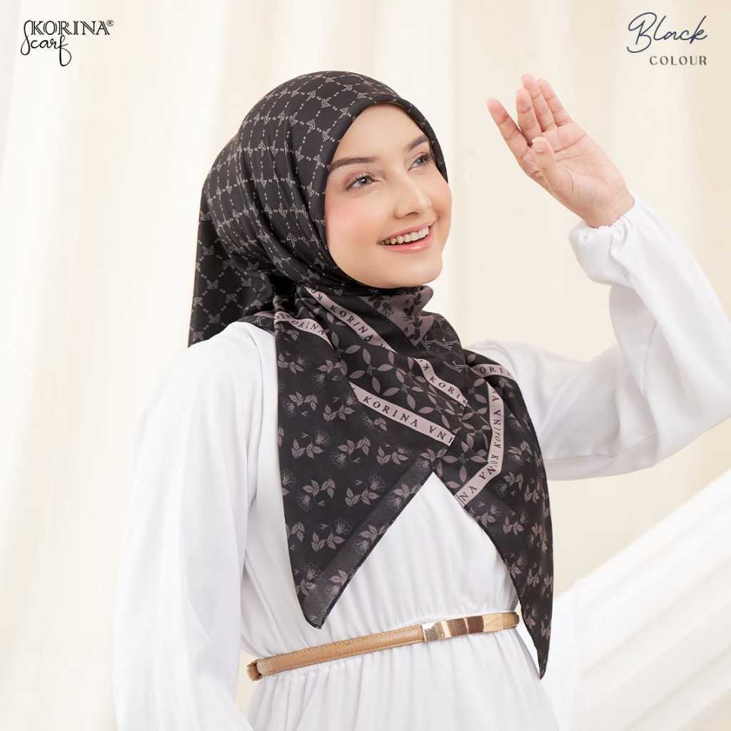 Korina_id - Nabila Pattern Scarf - Premium Pattern Scarf Korina