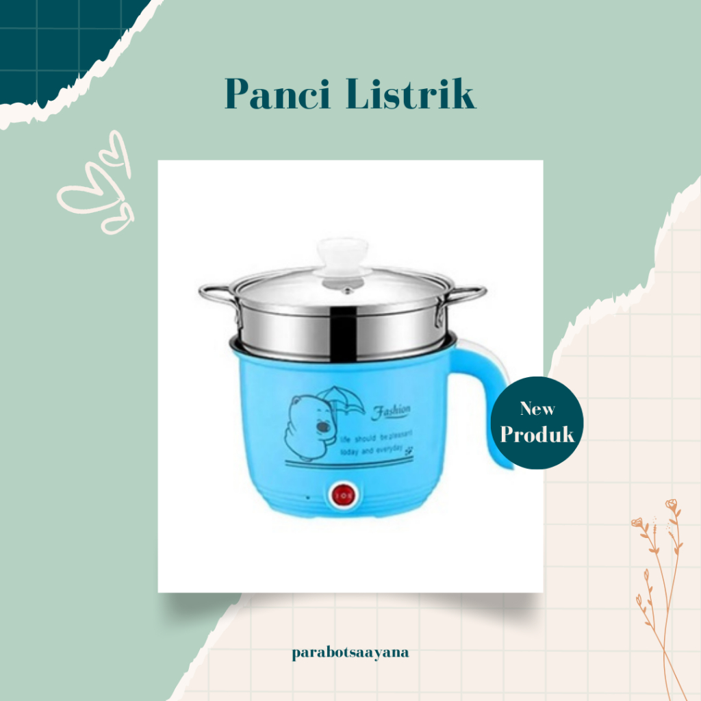 Panci Listrik Multifungsi Serbaguna Mug Portable (Warna Random)