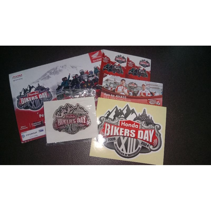 (FREE GIFT) Pin Cor Original Honda Bikers Day 2024 Klaten || Starter Kit Original Honda Bikers Day 2