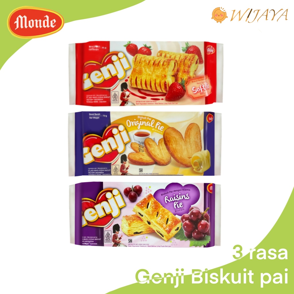 

Monde Genji Pie / Soft Pie Strawberry / Raisin / Original 85gr