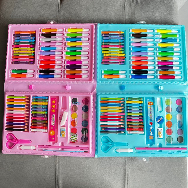 

(Joyiess) Crayon set Anak isi 68pcs | Set mewarnai anak karakter
