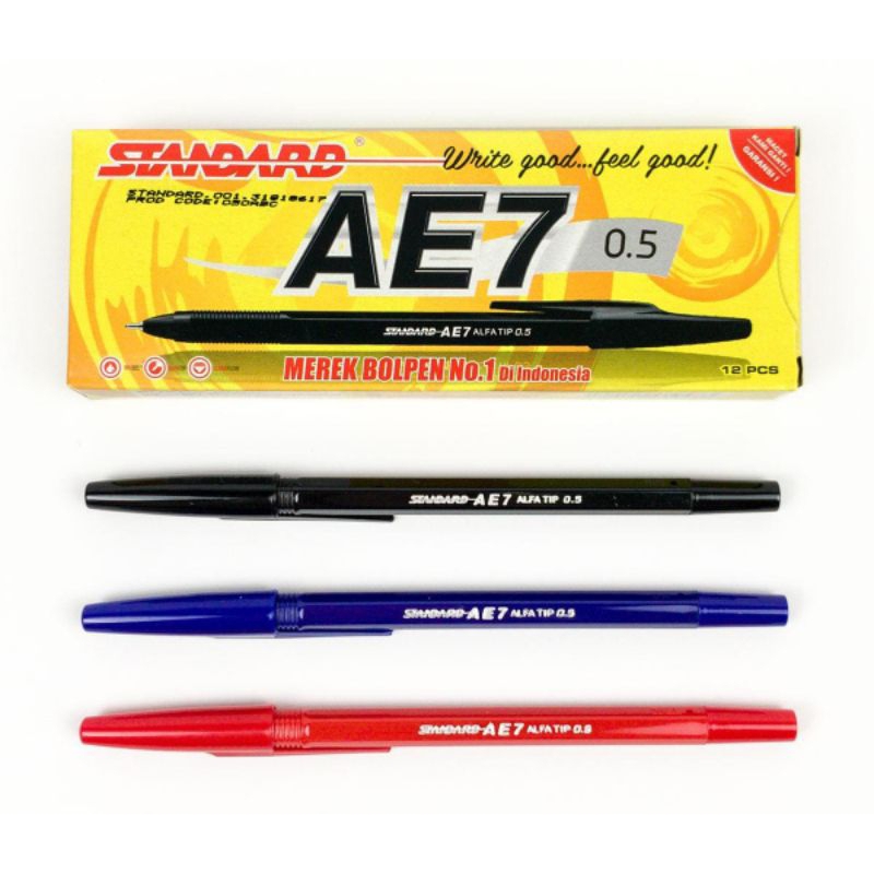 

PULPEN STANDARD AE7 ISI 12 PCS