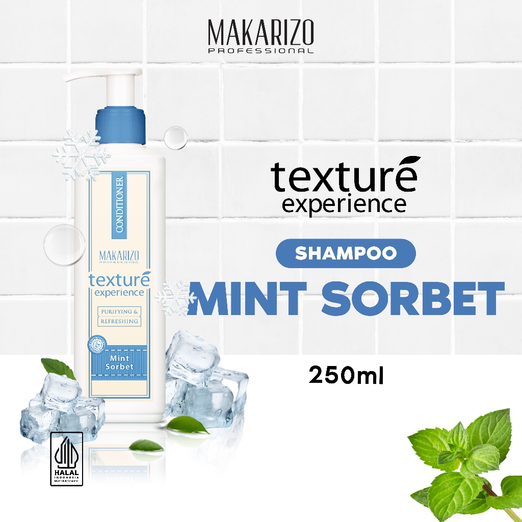 Makarizo Professional Texture Experience Shampoo Mint Sorbet 250 mL