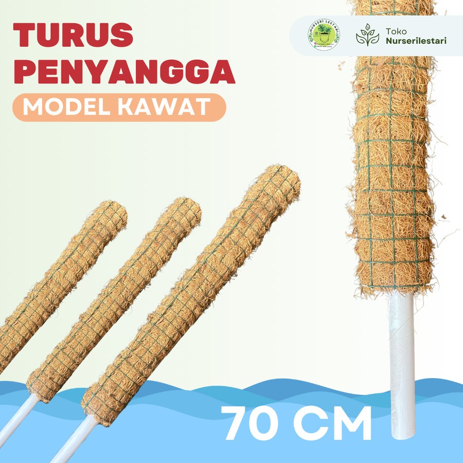 Turus Penyangga Rambatan Lilit Tanaman - Model Kawat 70 Cm