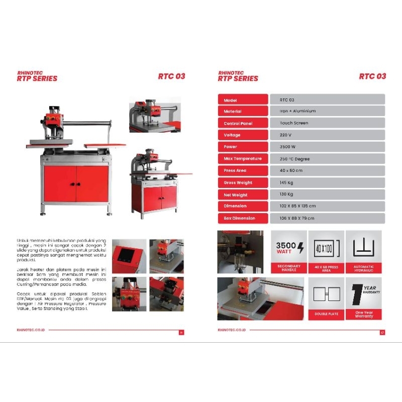 RTC 03 PNEUMATIC KOMPESSOR 40*60 cm