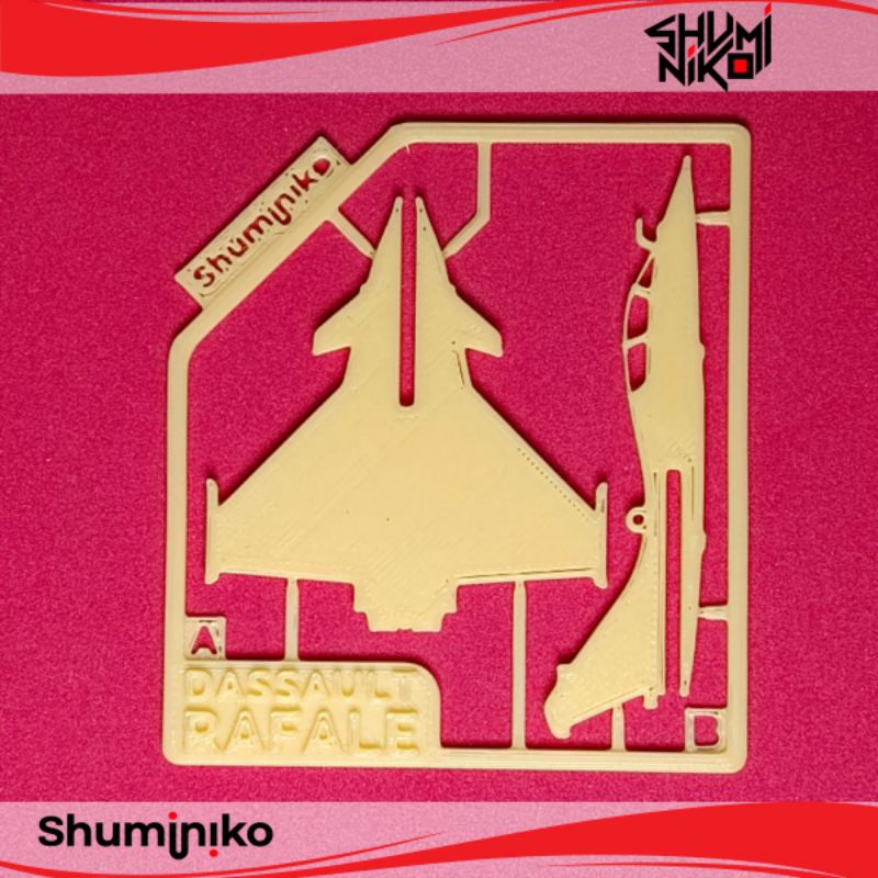 Dassault Rafale model kit pesawat rakitan