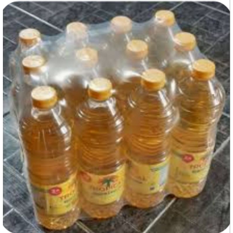 

minyak goreng tropical botol 1 liter/pack isi 12