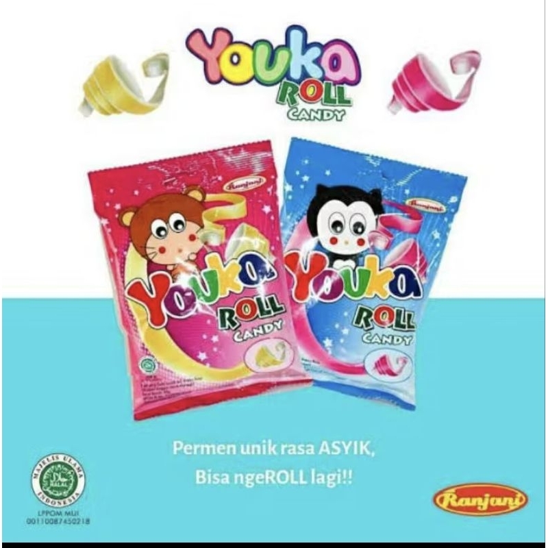 

PERMEN YUOKA ROLL 1 PACK ISI 20 bungkus