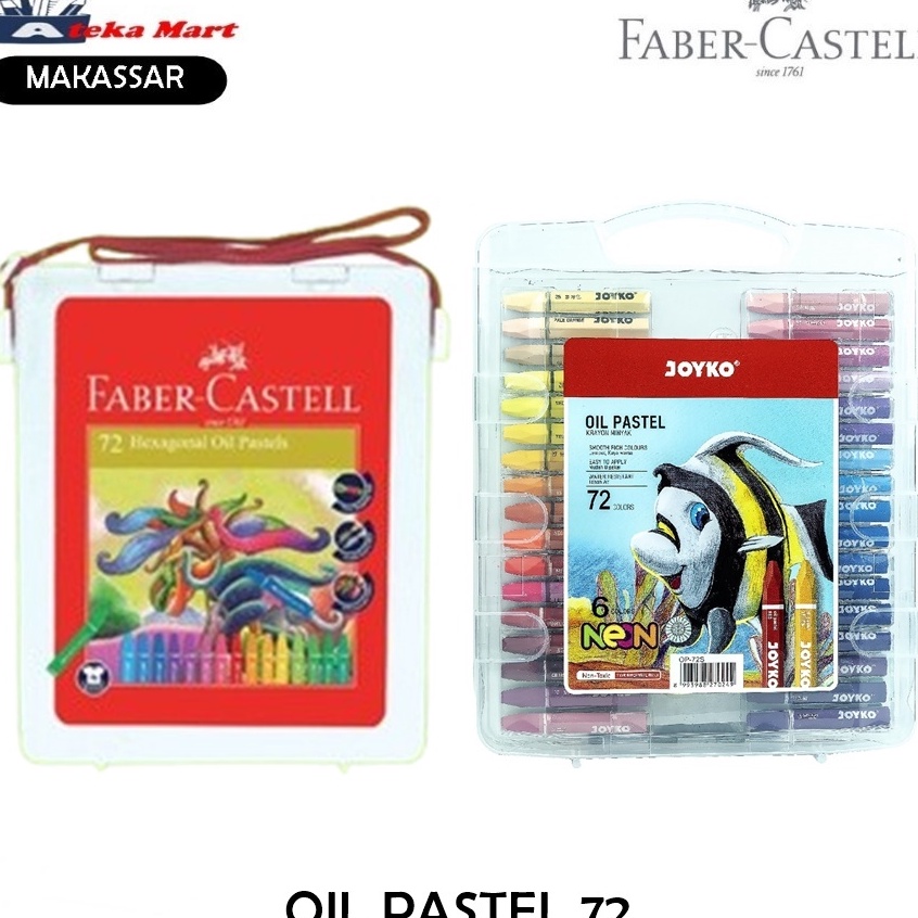 

KODE T62J FABER CASTELL 72 OIL PASTEL JOYKO OP72S