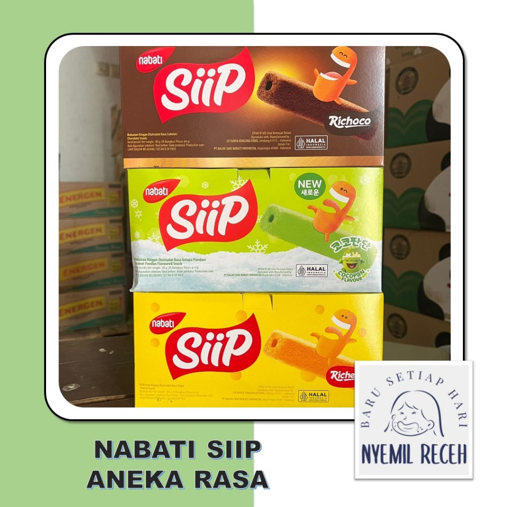 

Nabati Siip Aneka Rasa Isi 20pcs x 4gr