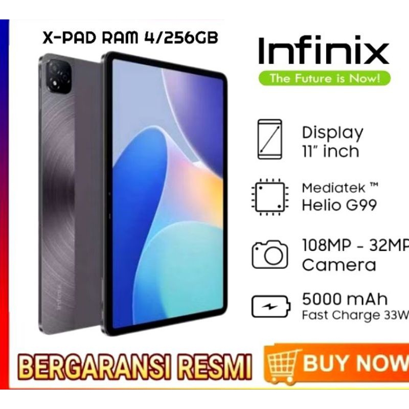 Infinix xpad Ram 4/256GB