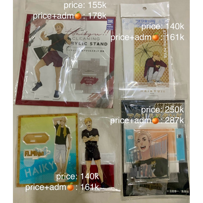 haikyuu acrylic standee miya atsumu