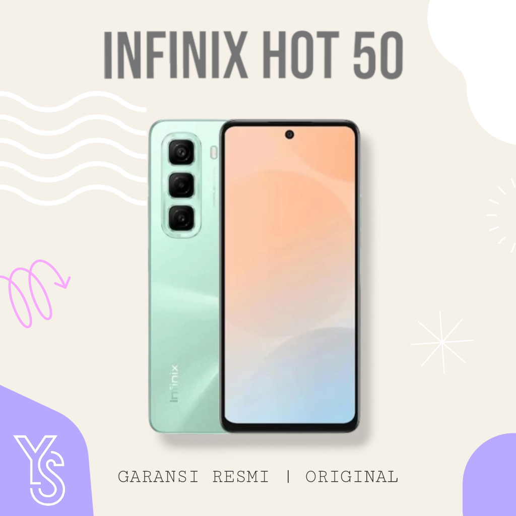 Infinix Hot 50 RAM 8/128GB Garansi Resmi