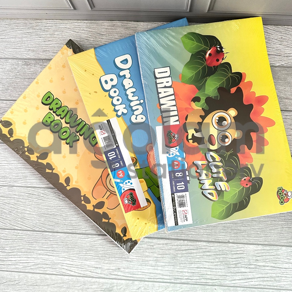 

Super Belanja SATU PACK 1 PCS x 8 LEMBAR Buku Gambar A4 Dodo