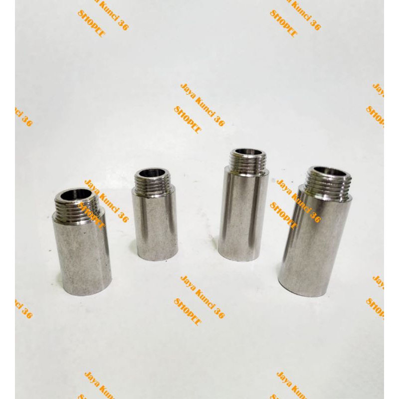 Sok / Sock Kran Drat Luar Dalam Sambungan Keran Stainless 5cm & 6cm 1/2" inch