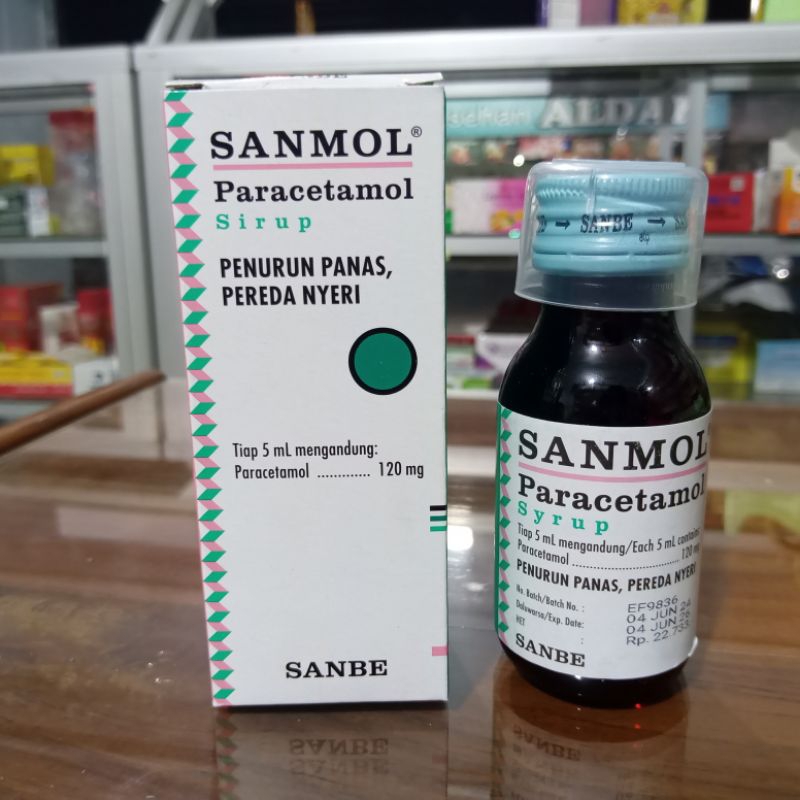 SANMOL SYRUP 60 ML | SYRUP PENURUN PANAS ANAK