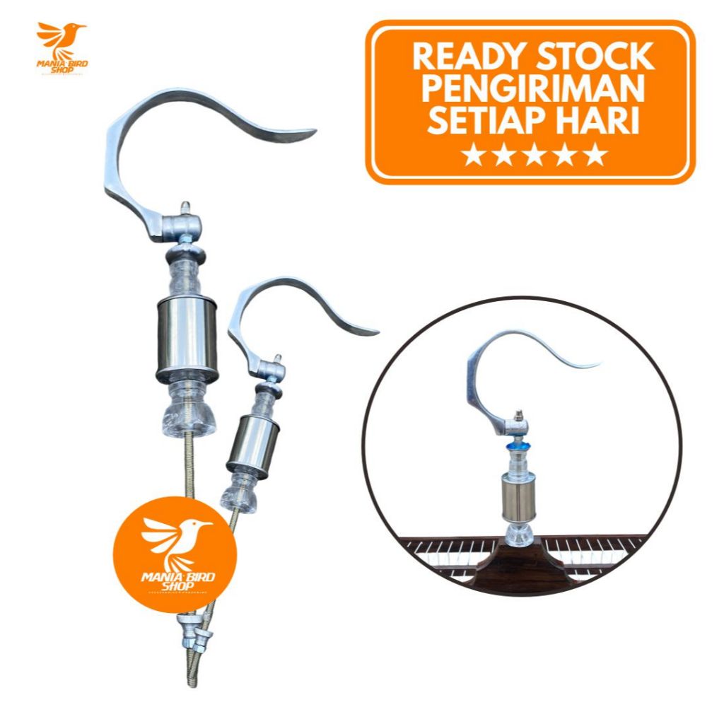 GANTUNGAN LIPAT REPLIKA BNR FULLSET PION GANTUNGAN SANGKAR KANDANG BURUNG MURAI KOTAK