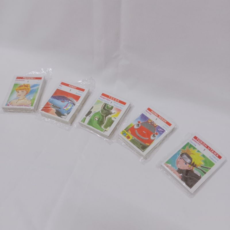 kwartet kecil, kartu gambar