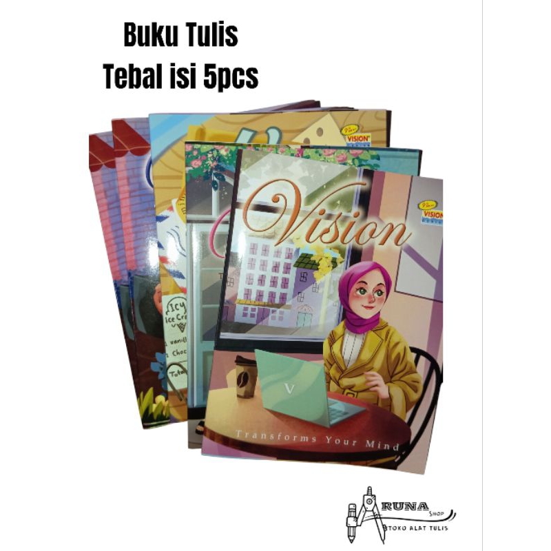 

BUKU TULIS ANAK SEKOLAH ISI 5 PCS GROSIR MURAH