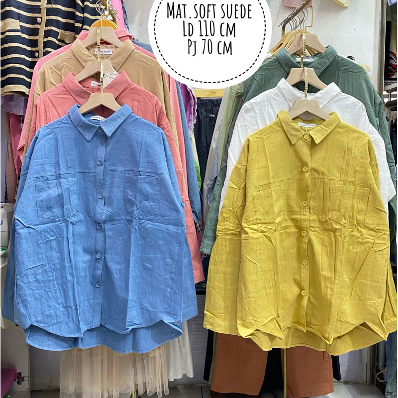 KEMEJA SOFT SUEDE IMPORT