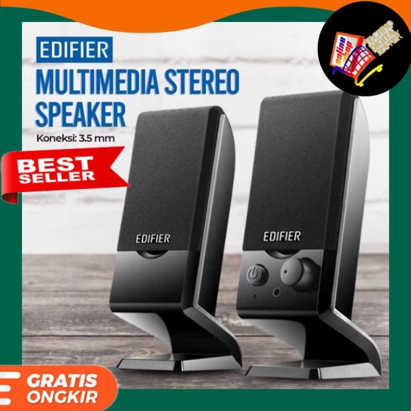 Speaker Aktif Edifier Multimedia Stereo Active Speaker Komputer PC Desktop- R10U