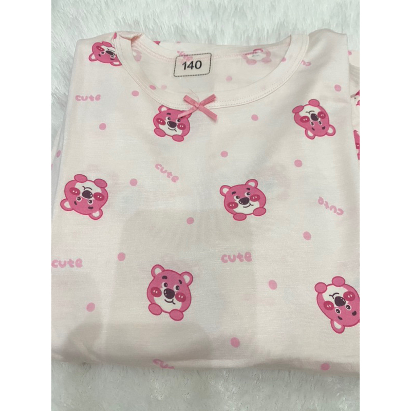 Baju Tidur Anak | Piyama Anak Tencel Organik | Baju Tidur Amak Setelan Tencel Bamboo Bambu Organik H