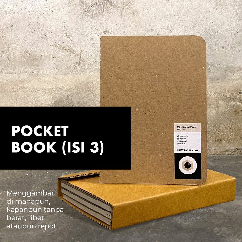 

KODE O39G Pocket Book Ilustrasee Secret Club A6 isi 3