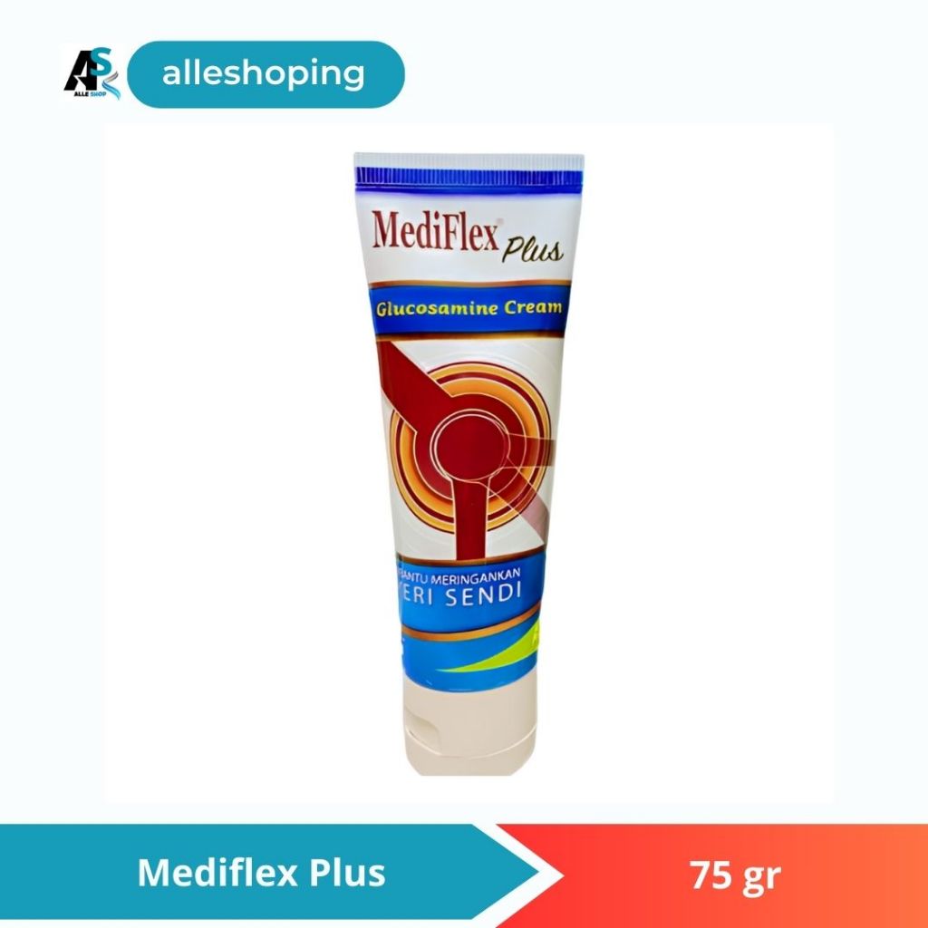 mediflex glucosamine cream 75 gr / sendi lutut cream lutut