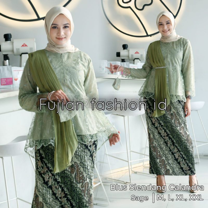 AURORA SELENDANG - SET AURORA SELENDANG AUREL AMELIA - AURORA SELENDANG KEBAYA MODERN KEBAYA BRUKAT 