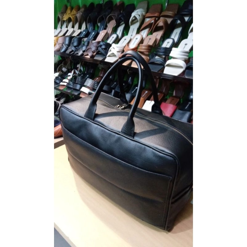 tas travel bag kulit sapi asli