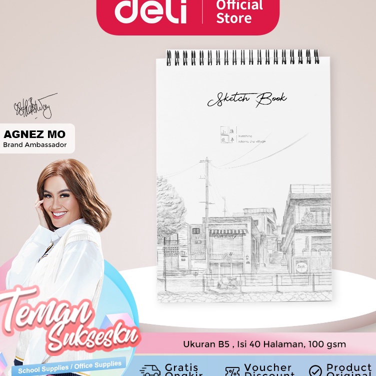 

Free Ongkir Buku Gambar Sketsa B5 Vertikal 4 hal Deli 73628