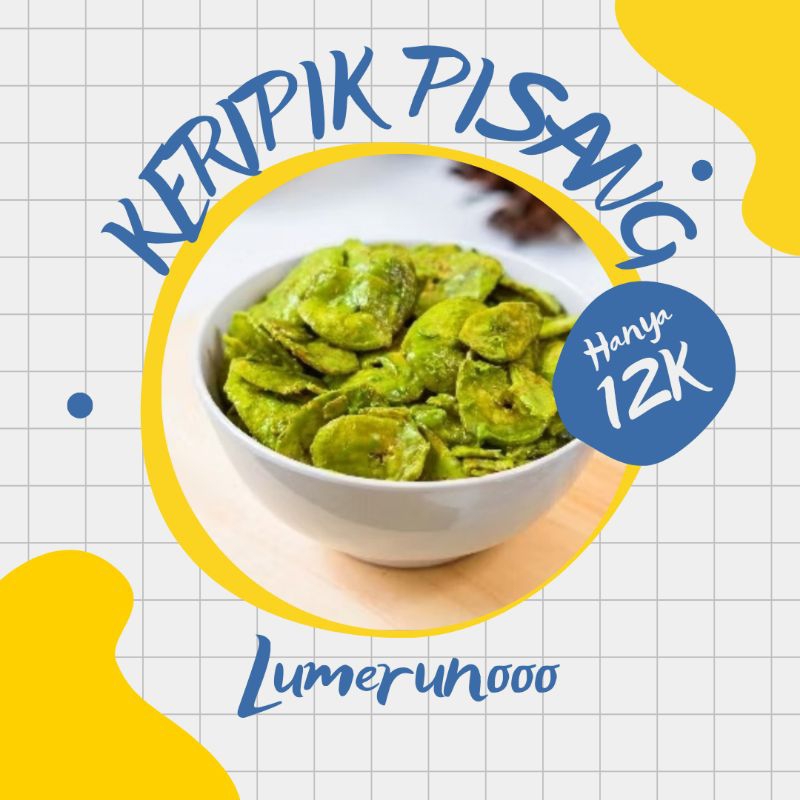 

KERIPIK PISANG MATCHA LUMER 150gram