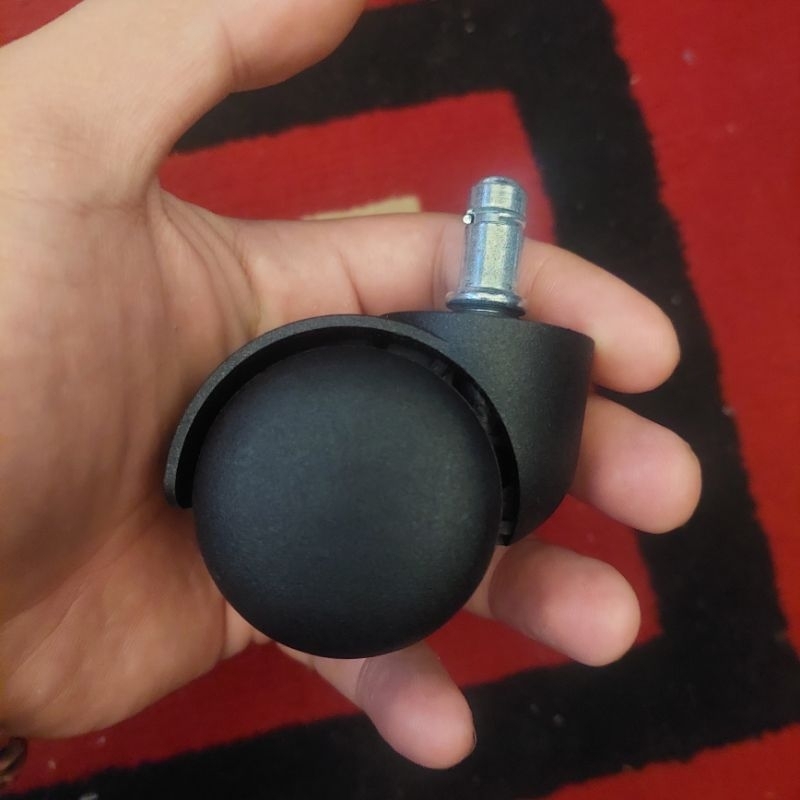 

roda kursi kantor tancap caster putar kerja office chair ban kuat kokoh