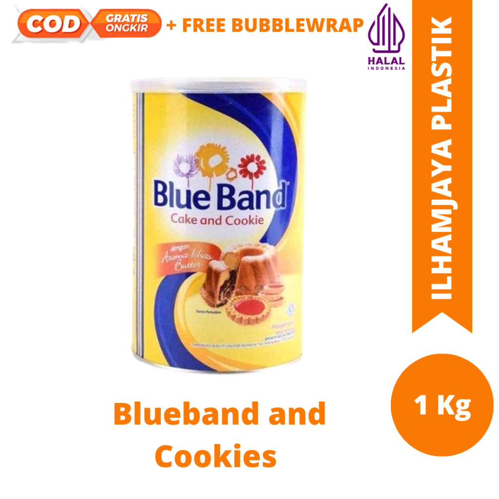 

Margarin blueband cake and cookies 1kg, Blue band cake and cookies 1kg