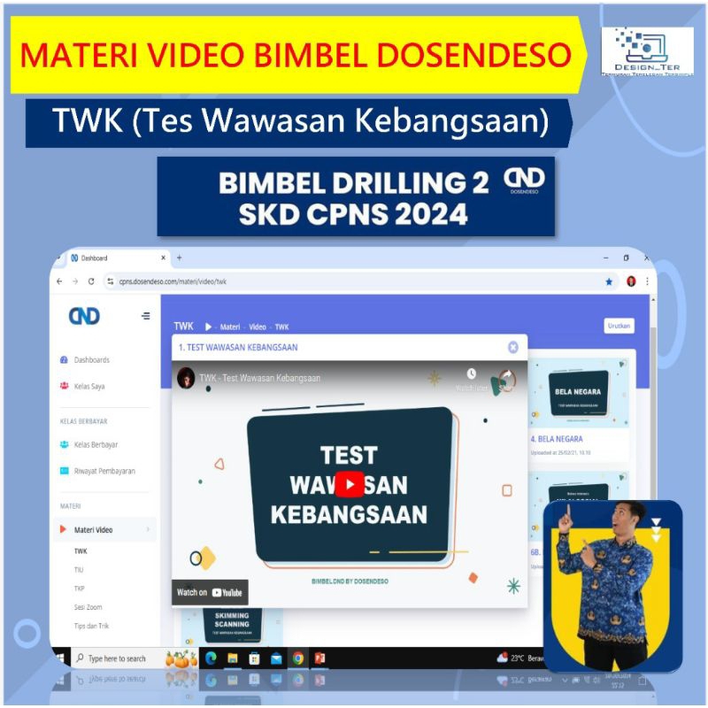 Video Materi TWK (Tes Wawasan Kebangsaan) Dosendeso CPNS 2024/2025