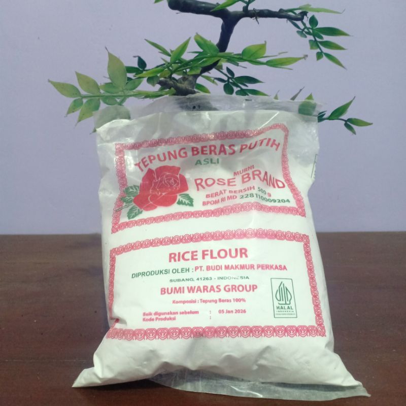 

Tepung Beras Putih Rosebrand 500g
