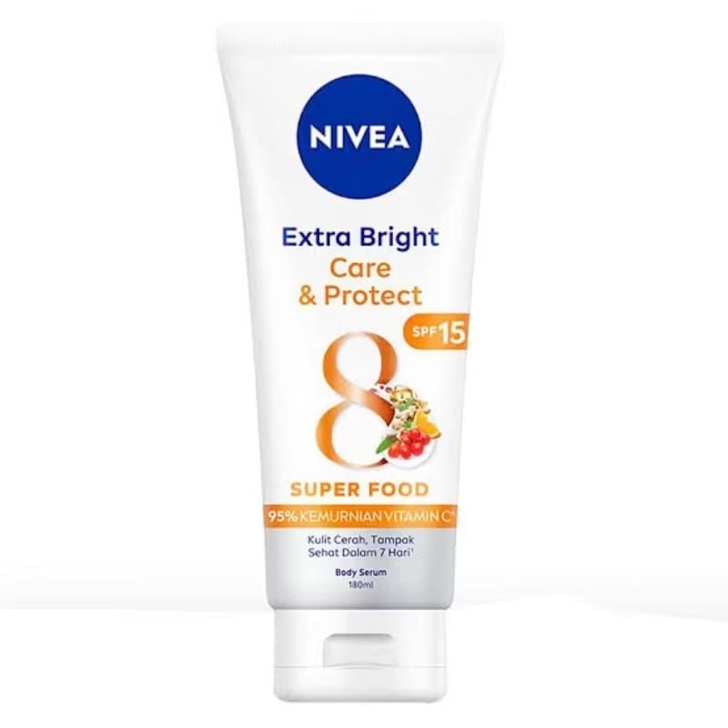 Nivea Extra White Body Serum Care & Protect 180 ml 100% Original Hand and Body Lotion Cream Sunblock