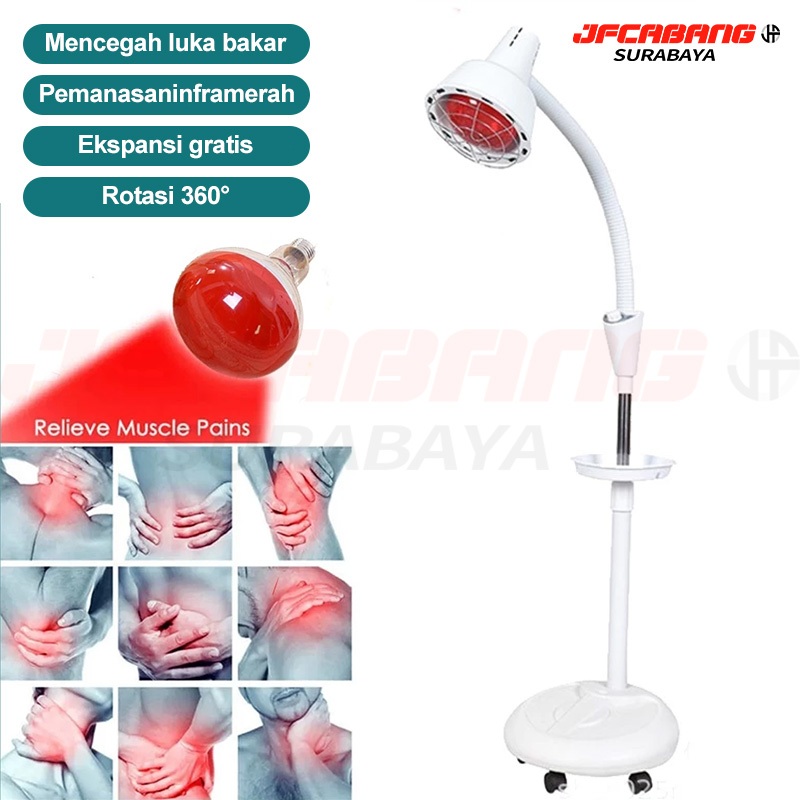 Lampu Terapi Fisioterapi Infrared 275 Watt 2Kepala,Alat Kecantikan Untuk,Alat Fisioterapi Lampu,Elek