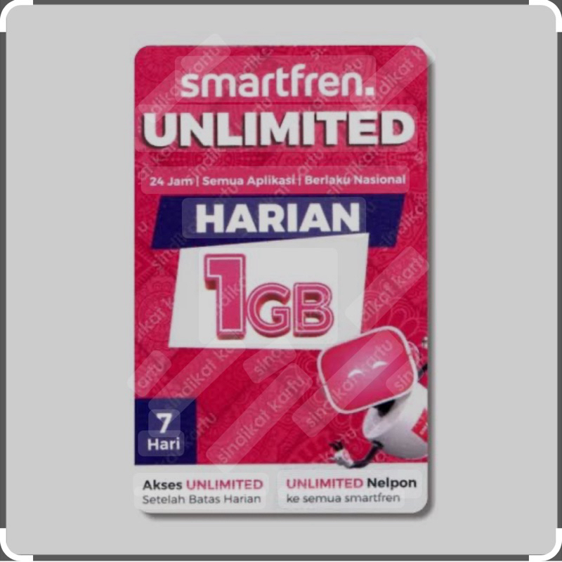 Voucher Smartfren Unlimited 7h