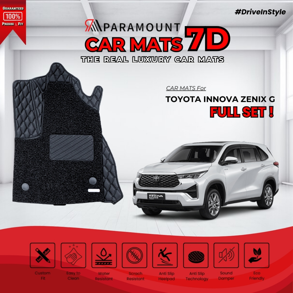 Karpet Mobil 7D INNOVA ZENIX G / V Paramount CAR MATS 7D INNOVA ZENIX G