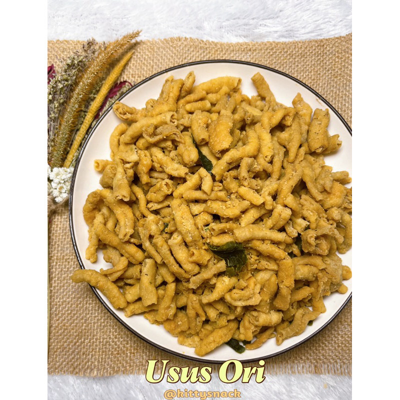 

Keripik Usus Ayam Original dan Pedas 500gr