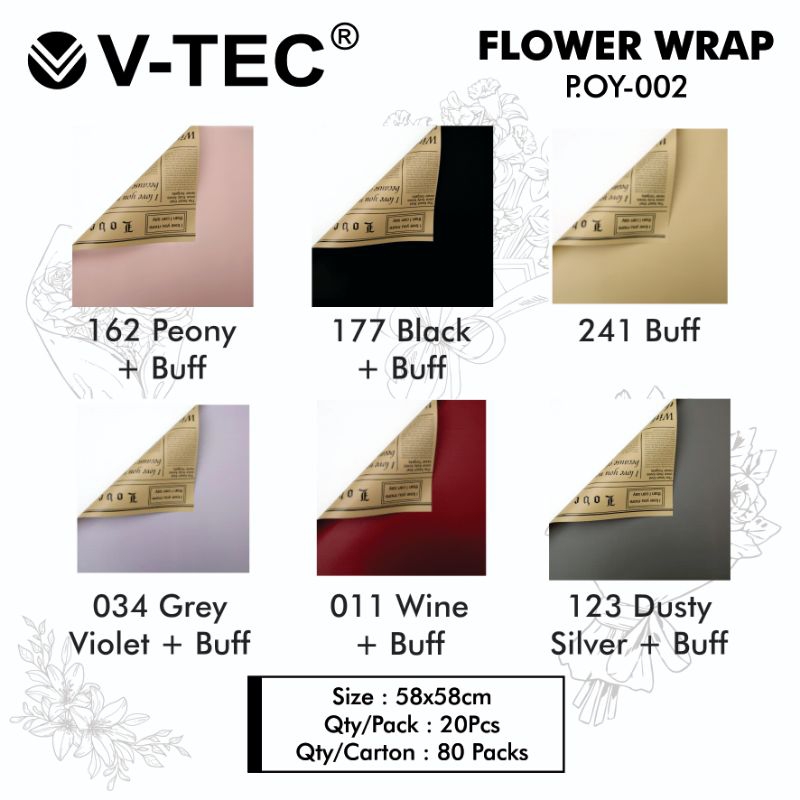 

Flower Wrap Type P.OY-002