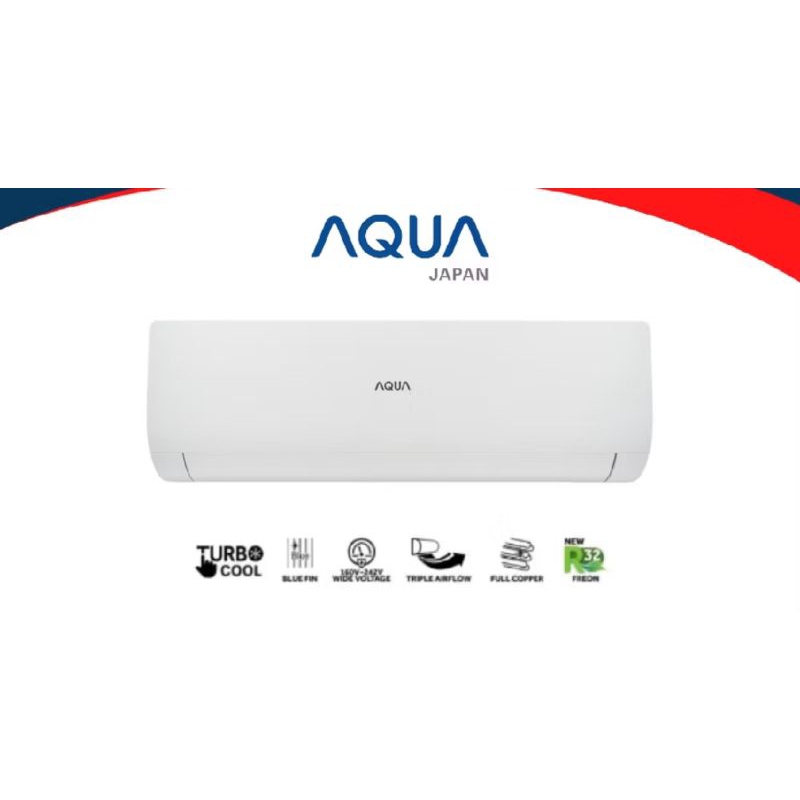 ac aqua 1/2pk/ac aqua 0.5pk garansi resmi + pasang