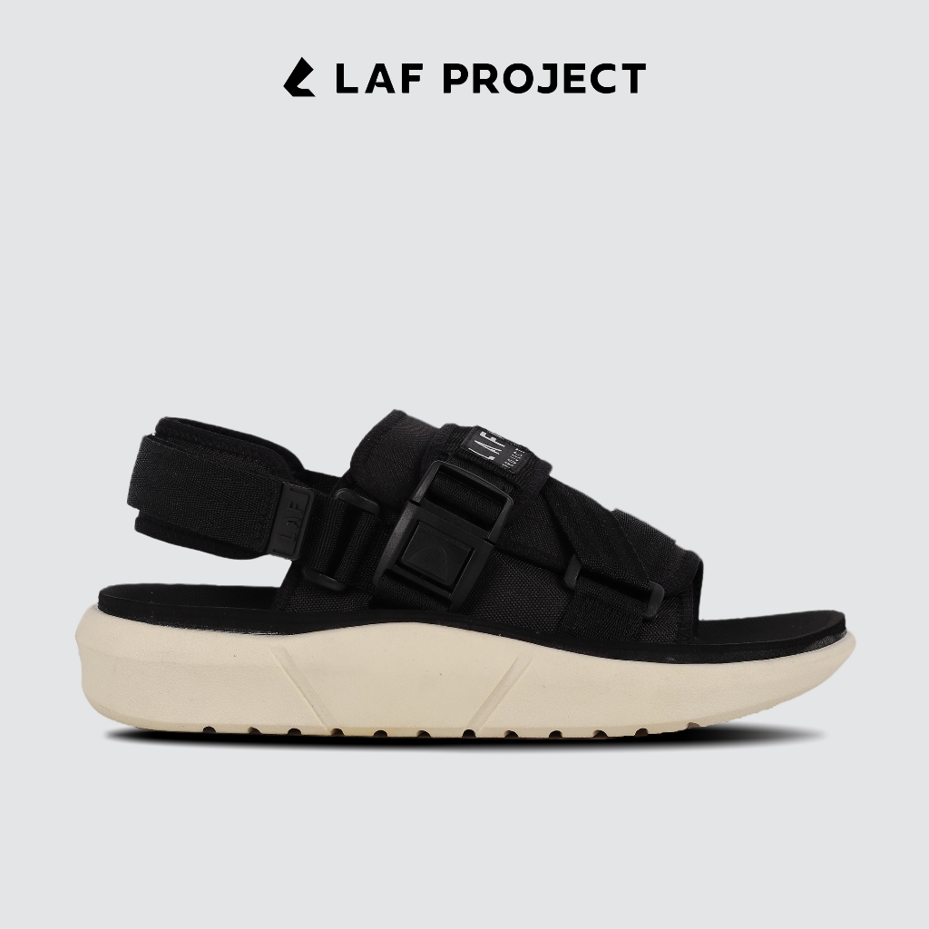 LAF Project - Sandal Traveling Pria Wanita Sendal Gunung Hitam Putih - Sabai