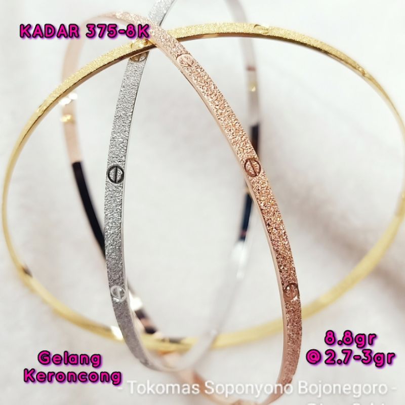 GELANG KERONCONG KARTIR KADAR 375-8K