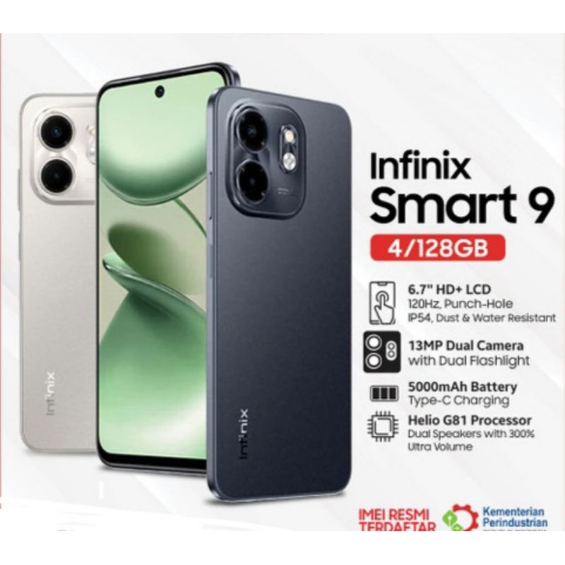 INFINIX SMART 9. RAM 4/64. RAM 4/128. - BARU SEGEL GARANSI RESMI