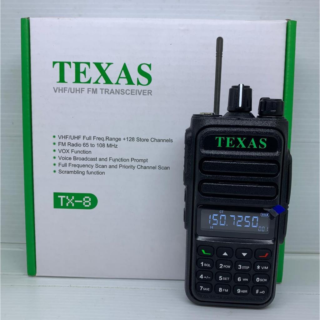 HT texas tx8 radio singgle band vhf 136 tx-8 murah