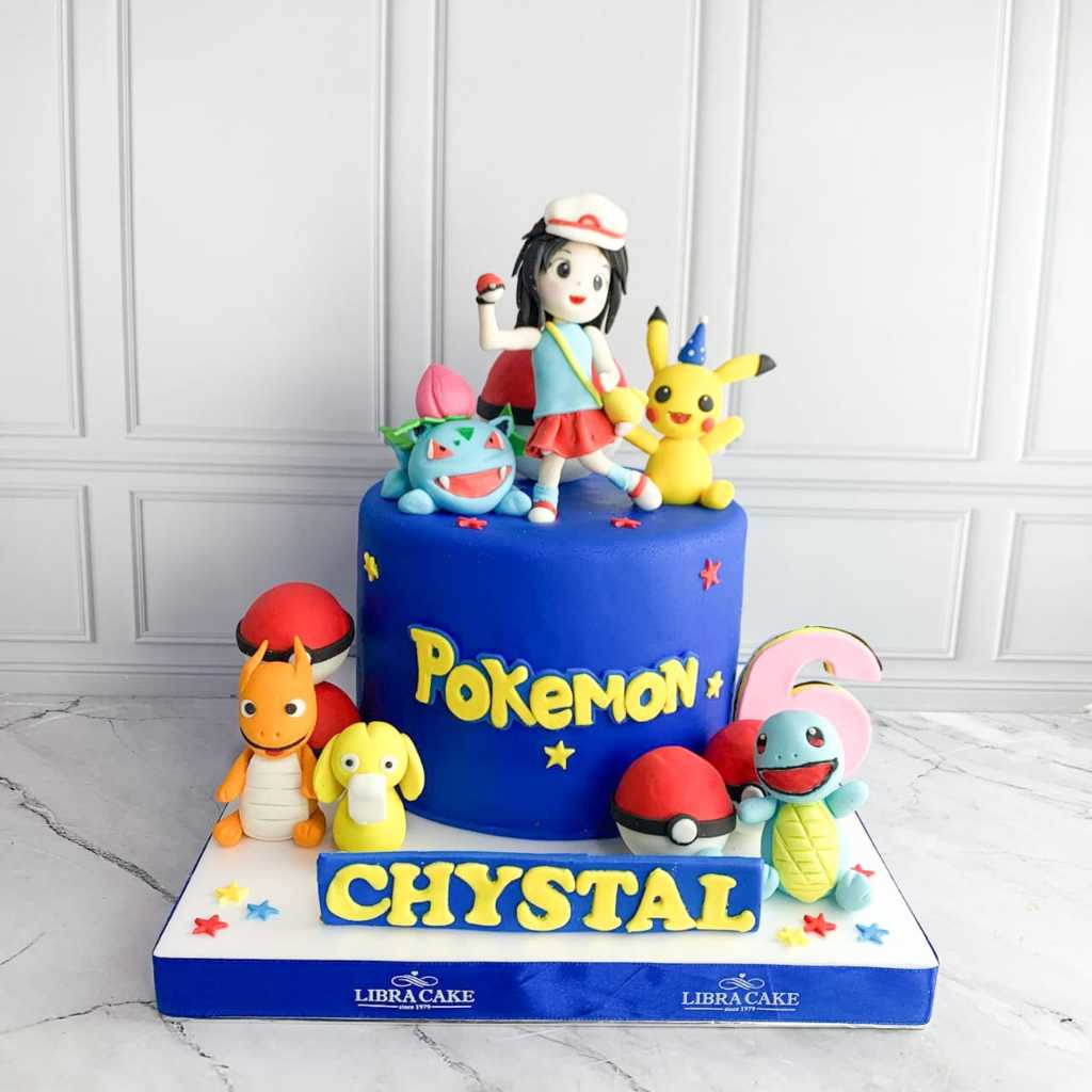 

Kue ulang tahun/Kue birthday/Cake custom birthday/Cake ultah/Kue tema Pokemon