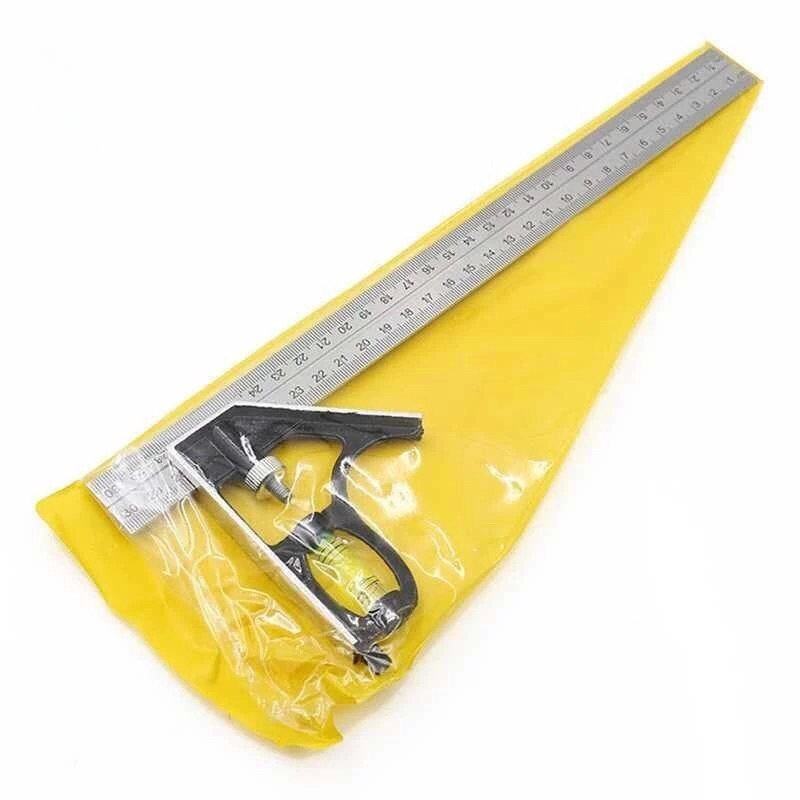 

Penggaris Siku Waterpass Kombinasi 30 cm / Kemasan gantung